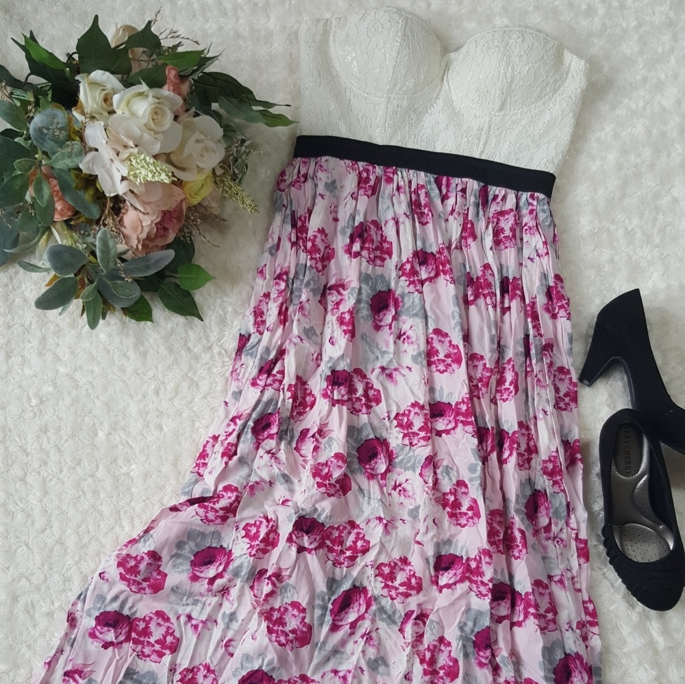 Floral full body length dress